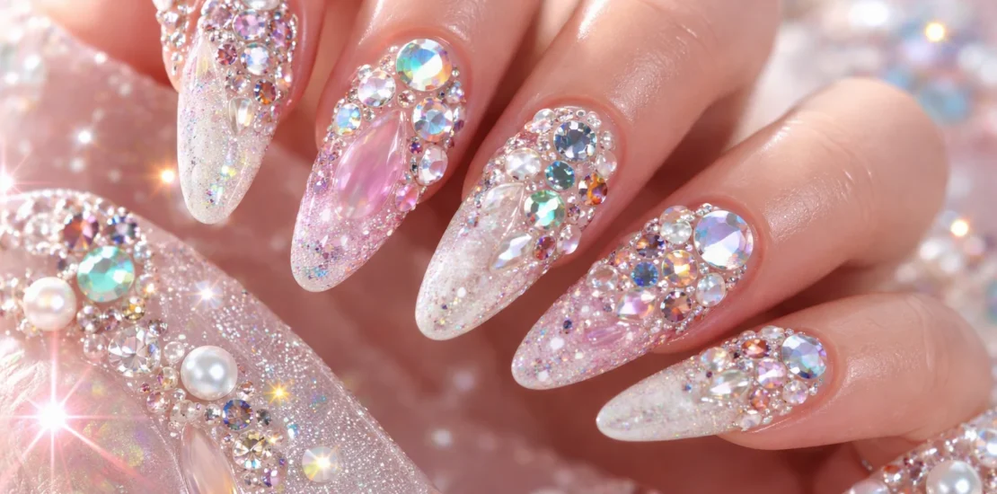 Gem Nails Viral 2026, Tren Kuku Maksimalis yang Kuasai Dunia Beauty