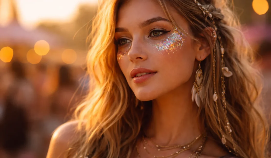 Festival Beauty 2026 Tren Glitter & Boho Style