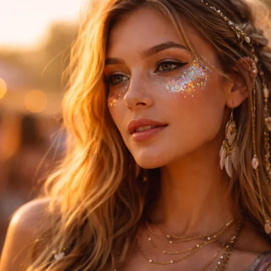 Festival Beauty 2026 Tren Glitter & Boho Style