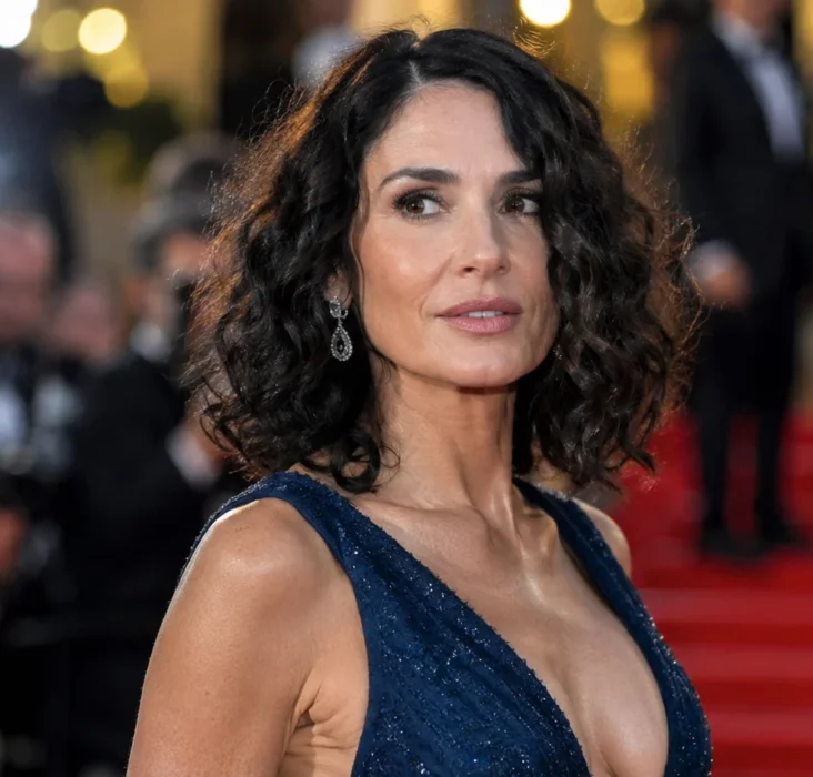 Curly Lob Demi Moore Jadi Sorotan Cannes
