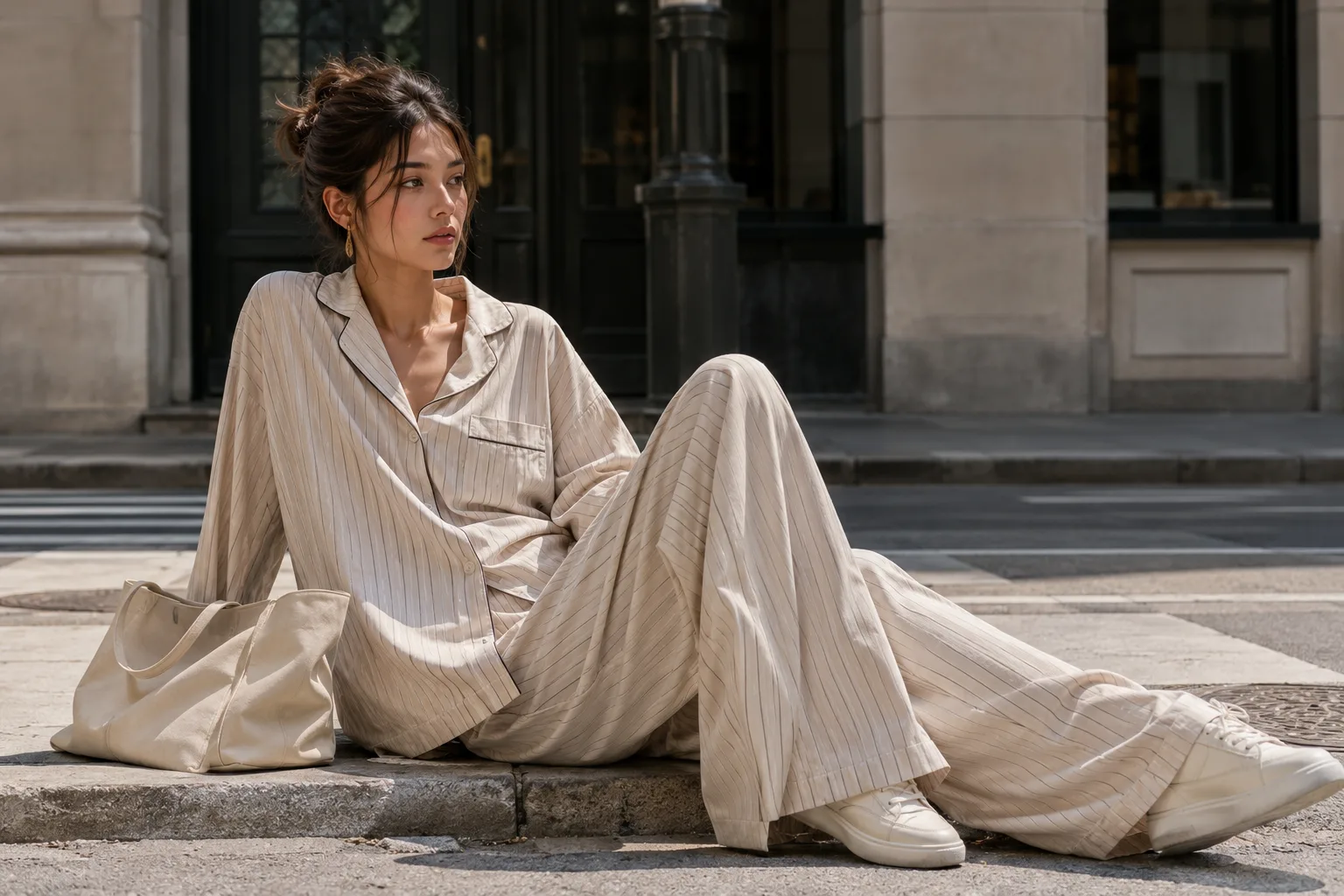 Loungewear Streetwear Bikin Piyama Naik Kelas